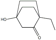 1-ethyl-4-hydroxybicyclo[2.2.2]octan-2-one 化学構造式