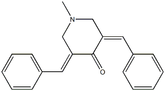 3,5-dibenzylidene-1-methylpiperidin-4-one|