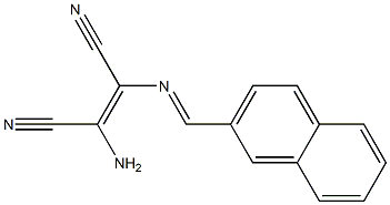 (Z)-2-amino-3-{[(E)-2-naphthylmethylidene]amino}-2-butenedinitrile|