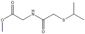 methyl 2-{[2-(isopropylthio)acetyl]amino}acetate