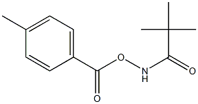 2,2-dimethyl-N-[(4-methylbenzoyl)oxy]propanamide 化学構造式