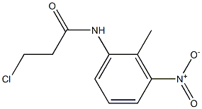  3-chloro-N-(2-methyl-3-nitrophenyl)propanamide