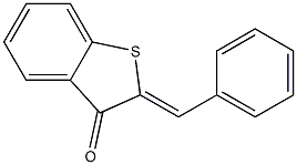 2-benzylidene-2,3-dihydrobenzo[b]thiophen-3-one 化学構造式