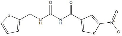 N-[(5-nitro-3-thienyl)carbonyl]-N'-(2-thienylmethyl)urea|