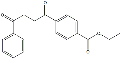 ethyl 4-(4-oxo-4-phenylbutanoyl)benzoate Structure