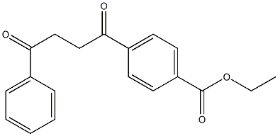 ethyl 4-(4-oxo-4-phenylbutanoyl)benzoate,,结构式