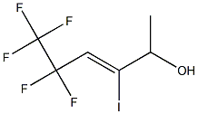 5,5,6,6,6-pentafluoro-3-iodohex-3-en-2-ol