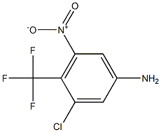 3-chloro-5-nitro-4-(trifluoromethyl)aniline 结构式