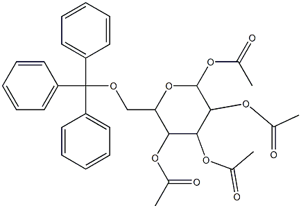 2,3,5-tri(acetyloxy)-6-[(trityloxy)methyl]tetrahydro-2H-pyran-4-yl acetate