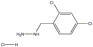 (2,4-dichlorobenzyl)hydrazine hydrochloride 化学構造式