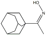 1-(1-adamantyl)ethan-1-one oxime Structure