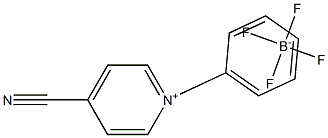 4-cyano-1-phenylpyridinium tetrafluoroborate,,结构式