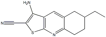 3-amino-6-ethyl-5,6,7,8-tetrahydrothieno[2,3-b]quinoline-2-carbonitrile