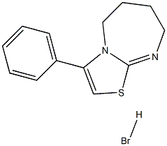 3-phenyl-5,6,7,8-tetrahydro[1,3]diazepino[2,1-b][1,3]thiazole hydrobromide Struktur