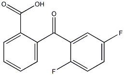 2-(2,5-difluorobenzoyl)benzoic acid,,结构式