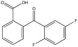 2-(2,5-difluorobenzoyl)benzoic acid Structure