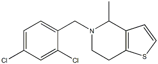 5-(2,4-dichlorobenzyl)-4-methyl-4,5,6,7-tetrahydrothieno[3,2-c]pyridine