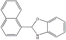 2-(1-naphthyl)-2,3-dihydro-1,3-benzoxazole Structure