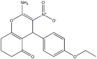 2-amino-4-(4-ethoxyphenyl)-3-nitro-4,6,7,8-tetrahydro-5H-chromen-5-one