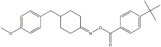 N-{[4-(tert-butyl)benzoyl]oxy}-N-[4-(4-methoxybenzyl)cyclohexylidene]amine|