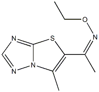 1-(6-methyl[1,3]thiazolo[3,2-b][1,2,4]triazol-5-yl)-1-ethanone O-ethyloxime