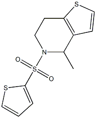  4-methyl-5-(2-thienylsulfonyl)-4,5,6,7-tetrahydrothieno[3,2-c]pyridine