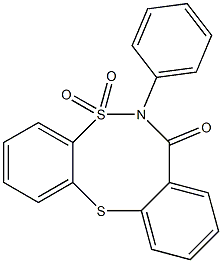 6-phenyl-6,7-dihydro-5H-5lambda~6~-dibenzo[d,g][1,6,2]dithiazocine-5,5,7-trione