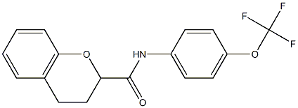 N2-[4-(trifluoromethoxy)phenyl]chromane-2-carboxamide