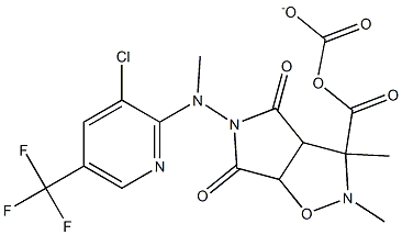 dimethyl 5-[[3-chloro-5-(trifluoromethyl)-2-pyridinyl](methyl)amino]-4,6-dioxotetrahydro-2H-pyrrolo[3,4-d]isoxazole-3,3(3aH)-dicarboxylate