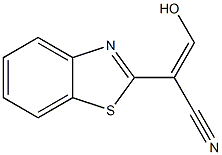 2-(1,3-benzothiazol-2-yl)-3-hydroxyacrylonitrile,,结构式