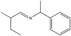 N1-(2-methylbutylidene)-1-phenylethan-1-amine Structure