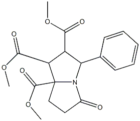 trimethyl 5-oxo-3-phenyltetrahydro-1H-pyrrolizine-1,2,7a(5H)-tricarboxylate