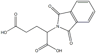 2-(1,3-dioxo-2,3-dihydro-1H-isoindol-2-yl)pentanedioic acid Struktur