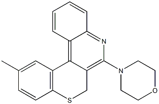  2-methyl-7-morpholino-6H-thiochromeno[3,4-c]quinoline