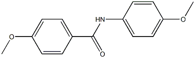 4-methoxy-N-(4-methoxyphenyl)benzenecarboxamide Struktur