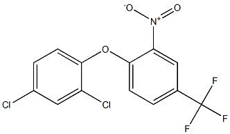 1-(2,4-dichlorophenoxy)-2-nitro-4-(trifluoromethyl)benzene,,结构式
