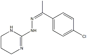 1-(4-chlorophenyl)ethan-1-one 1-(1,4,5,6-tetrahydropyrimidin-2-yl)hydrazone