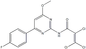 N1-[4-(4-fluorophenyl)-6-methoxypyrimidin-2-yl]-2,3,3-trichloroacrylamide