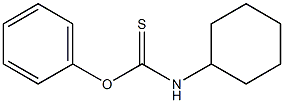 phenyl (cyclohexylamino)methanethioate Struktur