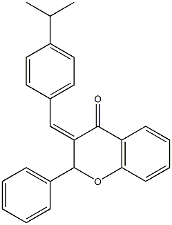 3-(4-isopropylbenzylidene)-2-phenylchroman-4-one