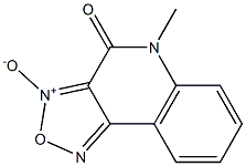 5-methyl-4-oxo-4,5-dihydro[1,2,5]oxadiazolo[3,4-c]quinolin-3-ium-3-olate