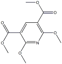 dimethyl 2,6-dimethoxypyridine-3,5-dicarboxylate,,结构式