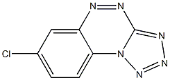 7-chlorobenzo[e][1,2,3,4]tetraazolo[5,1-c][1,2,4]triazine,,结构式