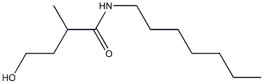 N1-heptyl-4-hydroxy-2-methylbutanamide Structure