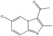 1-(6-chloro-2-methylimidazo[1,2-a]pyridin-3-yl)-1-ethanone 结构式