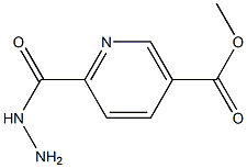 methyl 6-(hydrazinocarbonyl)nicotinate 结构式