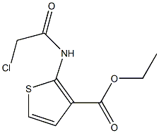 ethyl 2-[(chloroacetyl)amino]thiophene-3-carboxylate Structure