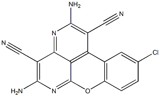  2,5-diamino-10-chlorochromeno[4,3,2-de][1,6]naphthyridine-1,4-dicarbonitrile