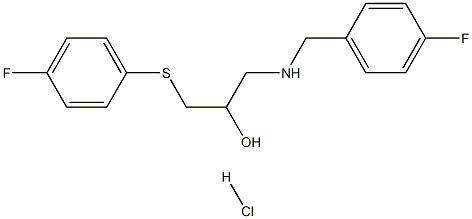  1-[(4-fluorobenzyl)amino]-3-[(4-fluorophenyl)sulfanyl]-2-propanol hydrochloride