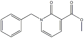 methyl 1-benzyl-2-oxo-1,2-dihydro-3-pyridinecarboxylate 结构式